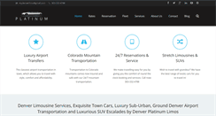 Desktop Screenshot of denverplatinumlimos.com